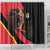 Belgium Coat of Arms Shower Curtain Angry Lion