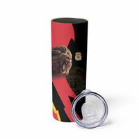 Belgium Coat of Arms Skinny Tumbler Angry Lion