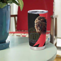 Belgium Coat of Arms Tumbler Cup Angry Lion