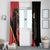 Belgium Coat of Arms Window Curtain Angry Lion