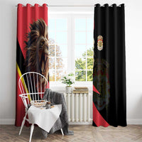 Belgium Coat of Arms Window Curtain Angry Lion
