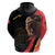 Belgium Coat of Arms Zip Hoodie Angry Lion