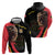 Belgium Coat of Arms Zip Hoodie Angry Lion