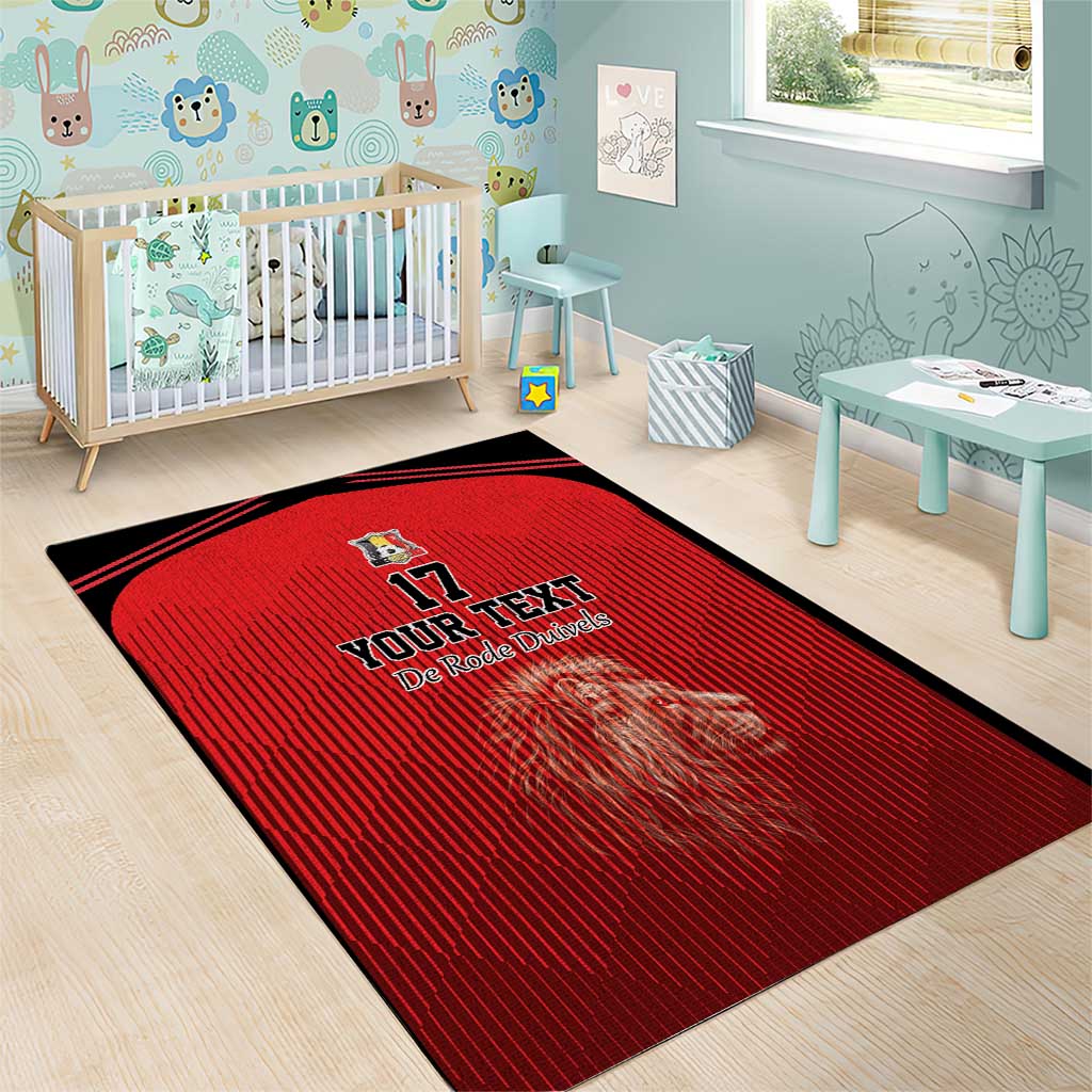 Custom Belgium Football We are Champions Area Rug Red Style Come on De Rode Duivels