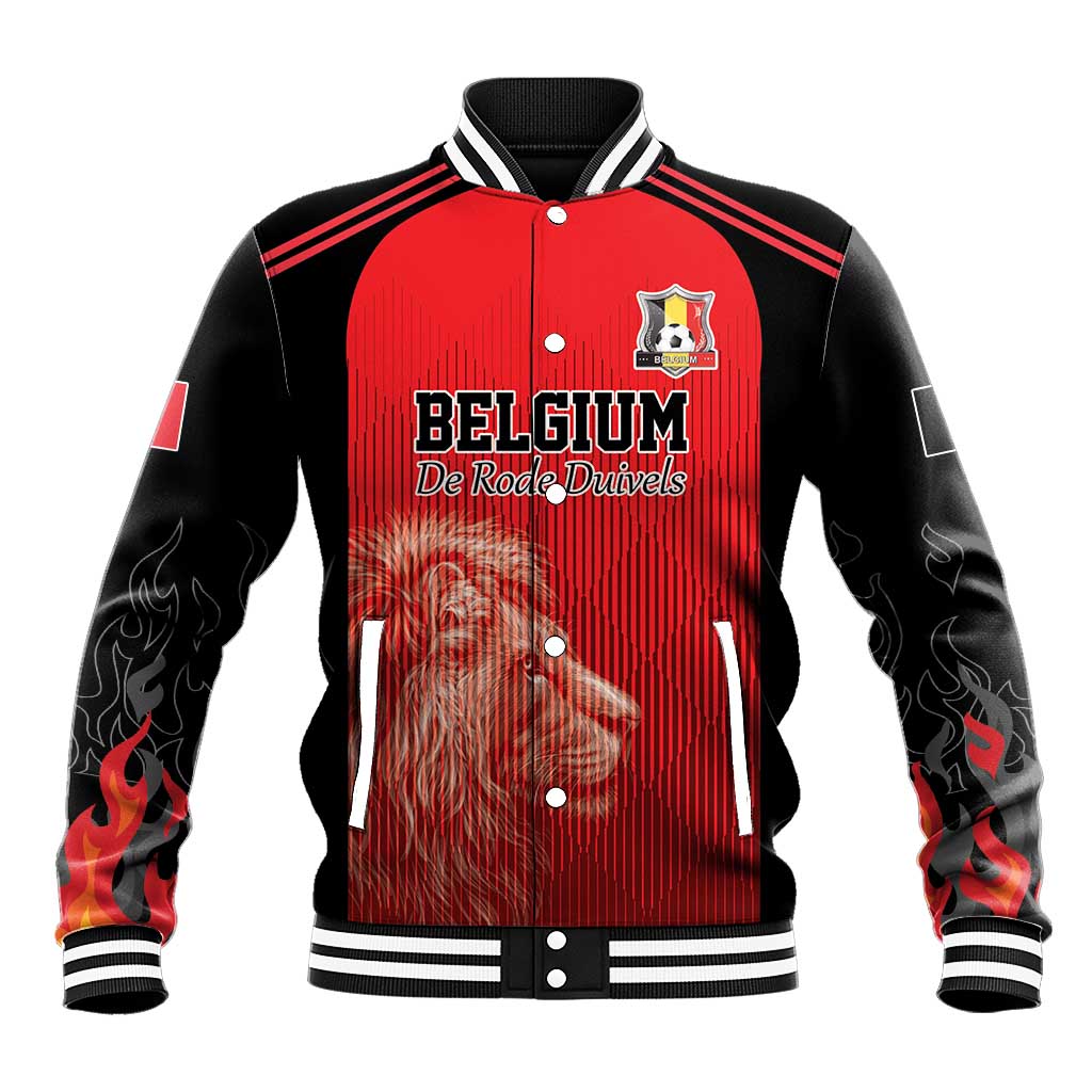 Custom Belgium Football We are Champions Baseball Jacket Red Style Come on De Rode Duivels