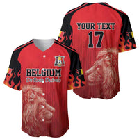 Custom Belgium Football We are Champions Baseball Jersey Red Style Come on De Rode Duivels