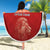 Custom Belgium Football We are Champions Beach Blanket Red Style Come on De Rode Duivels
