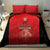 Custom Belgium Football We are Champions Bedding Set Red Style Come on De Rode Duivels