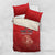 Custom Belgium Football We are Champions Bedding Set Red Style Come on De Rode Duivels