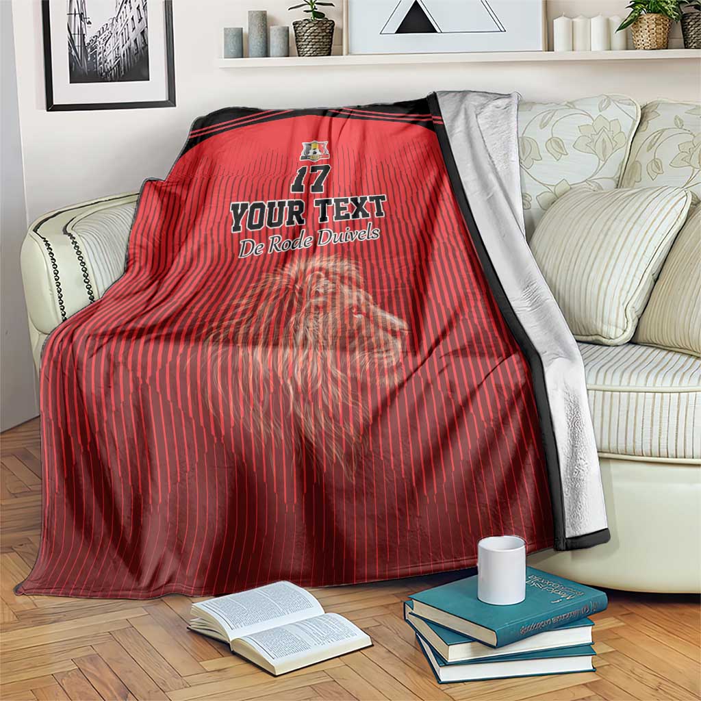 Custom Belgium Football We are Champions Blanket Red Style Come on De Rode Duivels