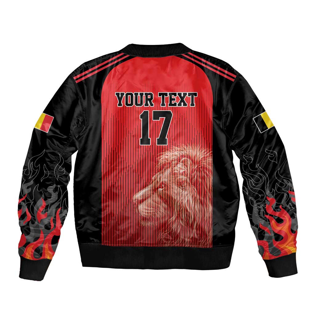 Custom Belgium Football We are Champions Bomber Jacket Red Style Come on De Rode Duivels