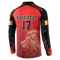 Custom Belgium Football We are Champions Button Sweatshirt Red Style Come on De Rode Duivels