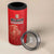 Custom Belgium Football We are Champions 4 in 1 Can Cooler Tumbler Red Style Come on De Rode Duivels