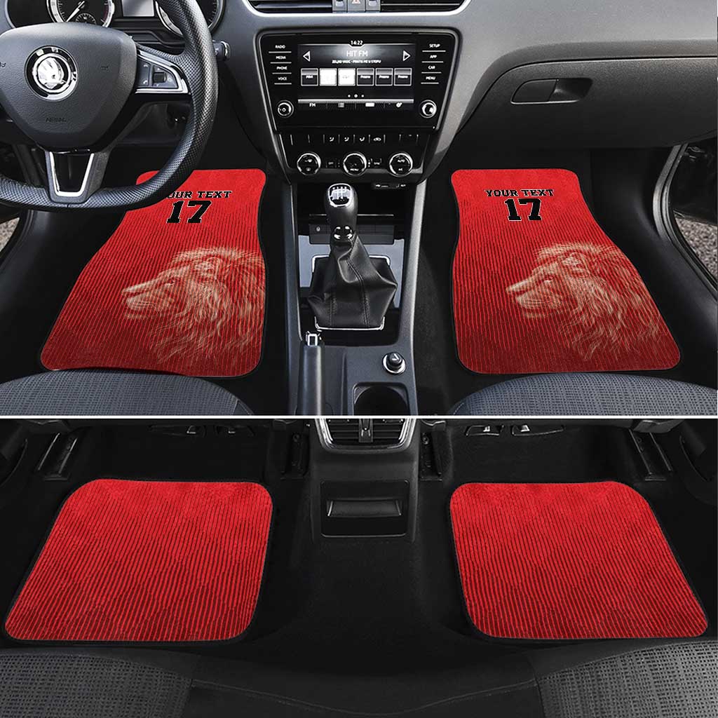 Custom Belgium Football We are Champions Car Mats Red Style Come on De Rode Duivels