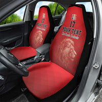 Custom Belgium Football We are Champions Car Seat Cover Red Style Come on De Rode Duivels