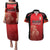 Custom Belgium Football We are Champions Couples Matching Puletasi and Hawaiian Shirt Red Style Come on De Rode Duivels