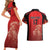 Custom Belgium Football We are Champions Couples Matching Short Sleeve Bodycon Dress and Hawaiian Shirt Red Style Come on De Rode Duivels