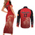 Custom Belgium Football We are Champions Couples Matching Short Sleeve Bodycon Dress and Long Sleeve Button Shirt Red Style Come on De Rode Duivels