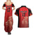 Custom Belgium Football We are Champions Couples Matching Summer Maxi Dress and Hawaiian Shirt Red Style Come on De Rode Duivels