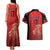 Custom Belgium Football We are Champions Couples Matching Tank Maxi Dress and Hawaiian Shirt Red Style Come on De Rode Duivels