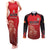 Custom Belgium Football We are Champions Couples Matching Tank Maxi Dress and Long Sleeve Button Shirt Red Style Come on De Rode Duivels
