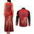 Custom Belgium Football We are Champions Couples Matching Tank Maxi Dress and Long Sleeve Button Shirt Red Style Come on De Rode Duivels