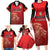 Custom Belgium Football We are Champions Family Matching Long Sleeve Bodycon Dress and Hawaiian Shirt Red Style Come on De Rode Duivels