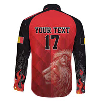 Custom Belgium Football We are Champions Family Matching Mermaid Dress and Hawaiian Shirt Red Style Come on De Rode Duivels