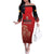 Custom Belgium Football We are Champions Family Matching Off The Shoulder Long Sleeve Dress and Hawaiian Shirt Red Style Come on De Rode Duivels