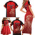 Custom Belgium Football We are Champions Family Matching Short Sleeve Bodycon Dress and Hawaiian Shirt Red Style Come on De Rode Duivels