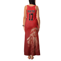 Custom Belgium Football We are Champions Family Matching Tank Maxi Dress and Hawaiian Shirt Red Style Come on De Rode Duivels