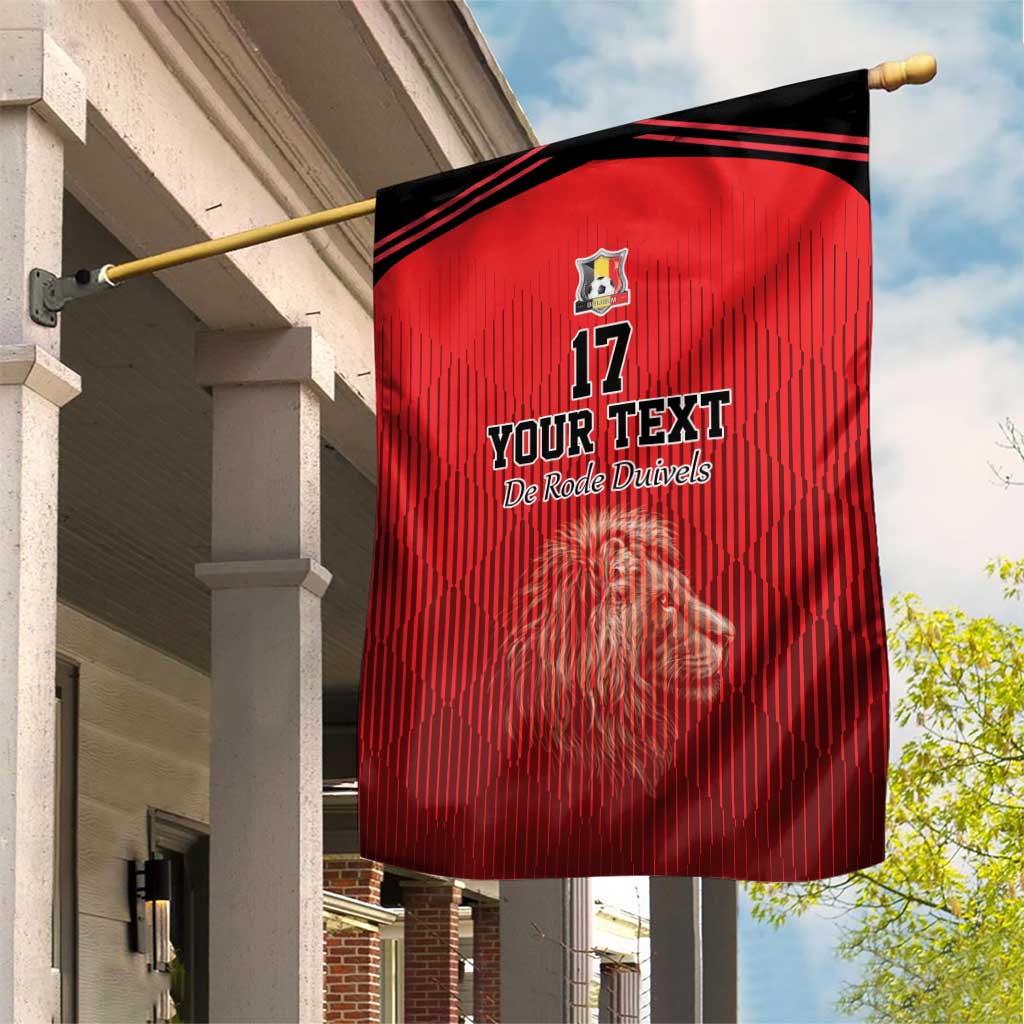 Custom Belgium Football We are Champions Garden Flag Red Style Come on De Rode Duivels