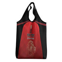 Custom Belgium Football We are Champions Grocery Bag Red Style Come on De Rode Duivels