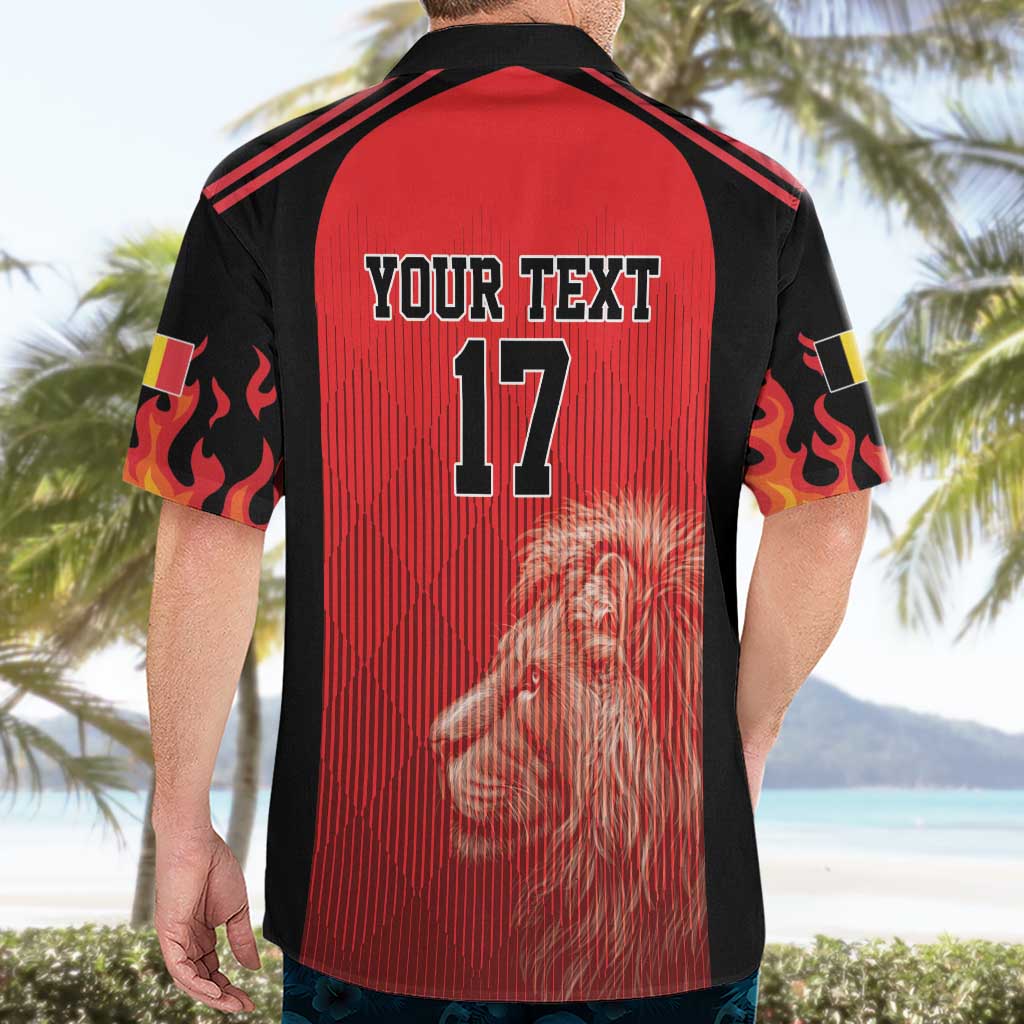 Custom Belgium Football We are Champions Hawaiian Shirt Red Style Come on De Rode Duivels