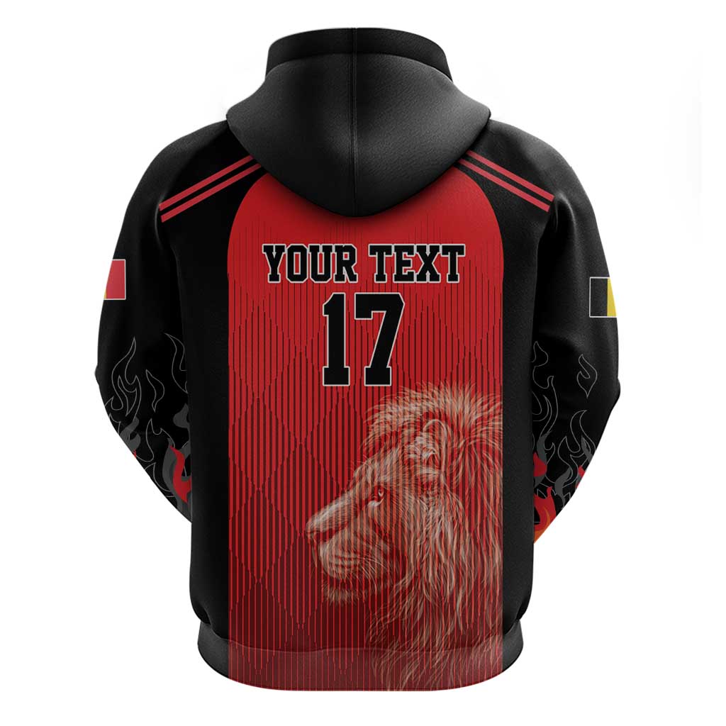 Custom Belgium Football We are Champions Hoodie Red Style Come on De Rode Duivels