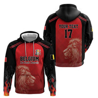 Custom Belgium Football We are Champions Hoodie Red Style Come on De Rode Duivels