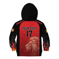 Custom Belgium Football We are Champions Kid Hoodie Red Style Come on De Rode Duivels