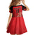 Custom Belgium Football We are Champions Kid Short Sleeve Dress Red Style Come on De Rode Duivels