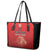 Custom Belgium Football We are Champions Leather Tote Bag Red Style Come on De Rode Duivels
