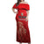 Custom Belgium Football We are Champions Off Shoulder Maxi Dress Red Style Come on De Rode Duivels