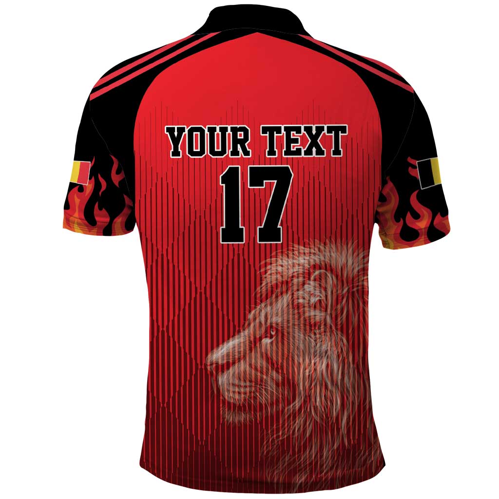 Custom Belgium Football We are Champions Polo Shirt Red Style Come on De Rode Duivels