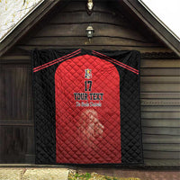 Custom Belgium Football We are Champions Quilt Red Style Come on De Rode Duivels