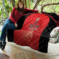 Custom Belgium Football We are Champions Quilt Red Style Come on De Rode Duivels