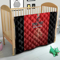 Custom Belgium Football We are Champions Quilt Red Style Come on De Rode Duivels