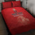 Custom Belgium Football We are Champions Quilt Bed Set Red Style Come on De Rode Duivels