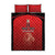 Custom Belgium Football We are Champions Quilt Bed Set Red Style Come on De Rode Duivels