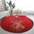 Custom Belgium Football We are Champions Round Carpet Red Style Come on De Rode Duivels