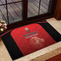 Custom Belgium Football We are Champions Rubber Doormat Red Style Come on De Rode Duivels