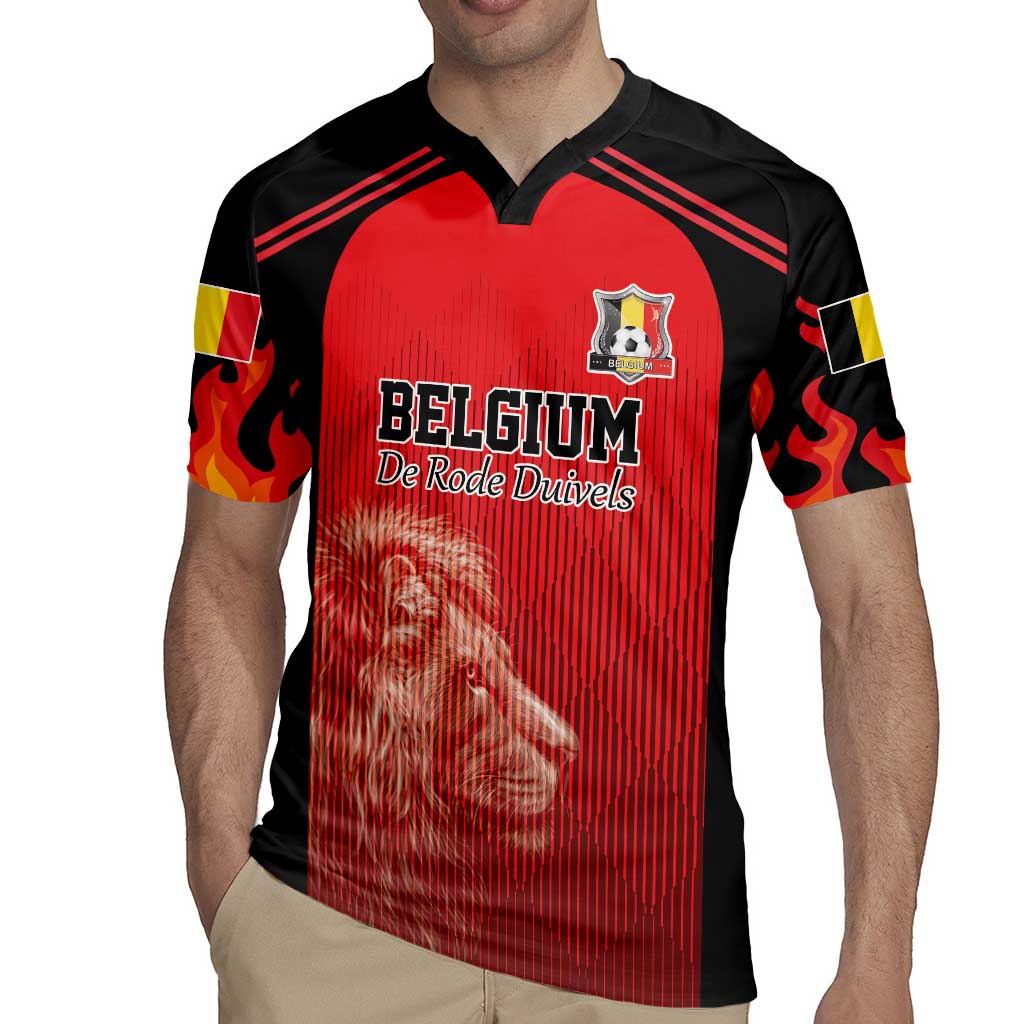 Custom Belgium Football We are Champions Rugby Jersey Red Style Come on De Rode Duivels