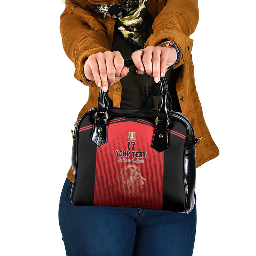 Custom Belgium Football We are Champions Shoulder Handbag Red Style Come on De Rode Duivels